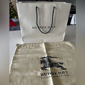 Burberry bag and dustbag